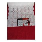 DECO Raf Örtüsü Dantel Desenli Pvc Kaymaz Raf Dolap Sehpa Örtüsü 20 Metre Desen 1