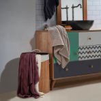 Deco Style 48 lt Bambu Çamaşır Sepeti