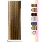 Decoala Akustik Duvar Paneli, Teak Rengi, Ses Yalıtımlı, Modern Stil, 60x275 cm, 9mm Kalınlık, Ahşap Görünümlü (Açık Meşe)