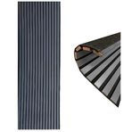 Decoala Akustik Duvar Paneli, Teak Rengi, Ses Yalıtımlı, Modern Stil, 60x275 cm, 9mm Kalınlık, Ahşap Görünümlü (Antrasit)
