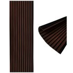 Decoala Akustik Duvar Paneli, Teak Rengi, Ses Yalıtımlı, Modern Stil, 60x275 cm, 9mm Kalınlık, Ahşap Görünümlü (Koyu Ceviz)