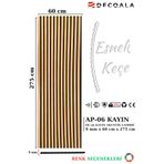 DECOALA Mdf Ahşap Akustik Duvar Paneli 60x275 Cm - Kayın