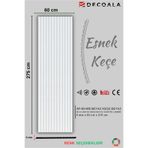 DECOALA Mdf Ahşap Akustik Duvar Paneli Beyaz Keçe 60x275 Cm - Beyaz