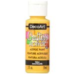Decoart Crafter'ın akrilik boyası, 2 ons, sarı