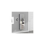 DECOBOX Paris Led Aydınlatmalı Boy Aynalı Takı Dolabı Beyaz Işık