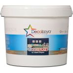 Decoboya DEC121 Hematit Tüm Renkler Deco Plastik Silinebilir Mat 3 kg Akrilik İç Cephe Duvar Boyası