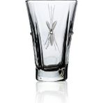Decocia Afro 6 Adet Kahve Yanı Bardağı Mira Desenli - 100 ml - Şeffaf