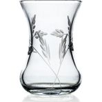 Decocia S03 6lı Çay Bardağı 135CC Sürgün Desenli - 6 Adet - 135 ml - Şeffaf