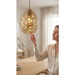 Decodelight Siyah - Eskitme Otantik Şelçuklu Model Metal Bal Renk Camlı Model Tekli Sarkıt Avize Aydınlatma (siyah)