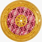 Decogold Oval Saray Tavan Göbek 90 cm - Altın