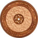 Decogold Oval Saray Tavan Göbek 90 cm - Kahverengi
