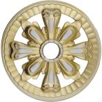 Decogold Saray Tavan Motif 25*25 cm Bronz Küçük Avize Göbeği
