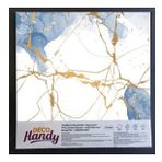 Decohandy Pvc Yapiskanli Yer Karosu 30X30cm 4'Lu Paket - Blue Edition 0,36M2