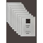 DecoLife 10'lu A4 Çerçeve, Belge Çerçevesi, Diploma, Sertifika, Fotoğraf Çerçevesi, Resim Çerçevesi, 21 x 30 - Beyaz