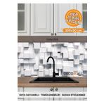 DECOMALL Code YAPIŞKANLI DESENLİ FOLYO DUVAR DOLAP MUTFAK TEZGAH ARASI FOLYO KAPLAMA(50x100cm) 28