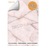 Decomall Suya Dayanıklı Mutfak Banyo Zemin Fayans Yapışkanlı Folyo Kaplama Laminasyonlu Code 213 - 100 x 100 cm - Şeffaf