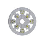 Decomarket Decogold Saray Tavan Motif 25*25 Cm Beyaza Altın Küçük Avize Göbeği