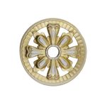 Decomarket Küçük Avize Göbegi - Tavan Ve Duvar Motif / Çap: 25 Cm - Bronz Renk