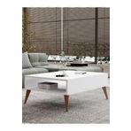 DECOMAX Orta Sehpa Masa Salon Sehpası Lüx Model 90x50x33 Beyaz