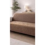 Decomia Home Boeno Kabartmalı Yumuşak Koltuk Örtüsü Çok Amaçlı Koltuk Şalı Kaymaz Süngerli (165X205 Cm) - 165 x 210 cm - Kahve