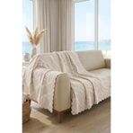 Decomia Home Cotone Pamuklu Terletmeyen Koltuk Örtüsü Nefes Alan Çok Amaçlı Koltuk Şalı (165x205cm)