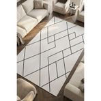 Decomia Home Dijital Kaymaz Yıkanabilir Iskandinav Salon Halısı Mutfak Halısı Balkon Halısı Koridor Halısı Yolluk