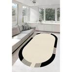 Decomia Home Dijital Kaymaz Yıkanabilir Jüt Görünümlü Salon Halısı Mutfak Halısı Balkon Halısı Yolluk Ev Dekor,Krem 120 X 180
