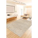 Decomia Home Dijital Kaymaz Yıkanabilir Jüt Görünümlü Salon Halısı Mutfak Halısı Balkon Halısı Yolluk,Bej 120 X 500