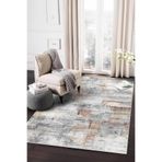 Decomia Home Dijital Yıkanabilir Kaymaz Vintage Salon Halısı Mutfak Halısı Yolluk Balkon Halısı,Çok Renkli 60 X 150