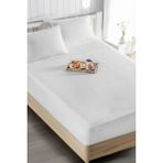Decomia Home Ultra Sessiz Micro Fitted Beyaz Su Sıvı Geçirmez Alez Yatak Koruyucu 120 x 200 cm Polyester Malzeme