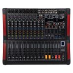Decon DMP-122FX 12 Kanal 650W Power Mixer 12 Kanal 1500W Power Mikser - Siyah