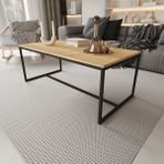 Deconode Alpine Orta Sehpa - SİYAH-ÇAM