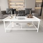 Deconode Elegance Orta Sehpa - BEYAZ-BEYAZ