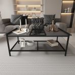 Deconode Elegance Orta Sehpa - SİYAH-ANTRASİT