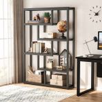 Deconode Fancy Kitaplık - Antrasit - Siyah