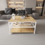 Deconode Mirage Orta Sehpa - BEYAZ-ÇAM