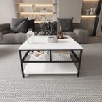 Deconode Mirage Orta Sehpa - SİYAH-BEYAZ