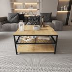 Deconode Mirage Orta Sehpa - SİYAH-ÇAM