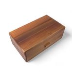 Deconox Akasya Ekmek Kutusu Ekmek Dolabı 40 * 23 * 14cm, Ekmek Sepeti Sandığı, Ekmeklik, Çok Amaçlı Akasya Kutu