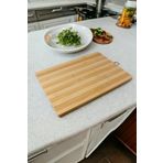 Deconox Bambu Kesme Tahtası Antibakteriel Yıkanabilir Doğrama Tahtası Dikdörtgen 24 * 34CM Büyük Boy