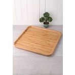 Deconox Bambu Lüx Kare Servis 30 * 30cm, Sunumluk & Çerezlik Sunum Tabağı