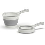 Deconox Katlanabilir Maşrapa, Katlanır Banyo Maşrapası, Akordiyon Koçero (27cmx17cmx4cm)