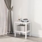 Deconox Modüler 2 Katlı Çok Amaçlı Plastik Raf - 38x50x29 cm Banyo, Mutfak ve Tezgah Üstü Organizeri - Aletsiz Kolay Kurulum (BEYAZ)