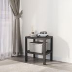 Deconox Modüler 2 Katlı Çok Amaçlı Plastik Raf - 38x50x29 cm Banyo, Mutfak ve Tezgah Üstü Organizeri - Aletsiz Kolay Kurulum (SİYAH)