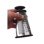 Deconox Paslanmaz Çelik Yassı Avuç İçi Mini Rende, 3 Yönlü Rendeleme Yassı Tasarım 15 * 7 * 3cm