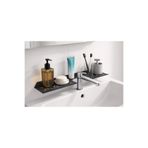 Decopin MUTFAK - BANYO - WC RAFI LAVABO ÜZERİ ORGANİZER ANTRASİT 45 CM