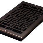 Decor Grates AJL610W-RB Oriental Duvar Kaydı, 15x25 cm, Ovuşturulmuş Bronz Kaplama