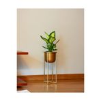 Decor Impex Athena Ayaklı Metal Saksı Küçük Boy