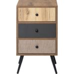 Decor Loger Fairway Komodin - Ahşap Rengi