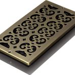 Decor Rende Scroll çelik altın kaplama antik duvar ayracı